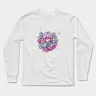 DNA Crystal Structure Long Sleeve T-Shirt